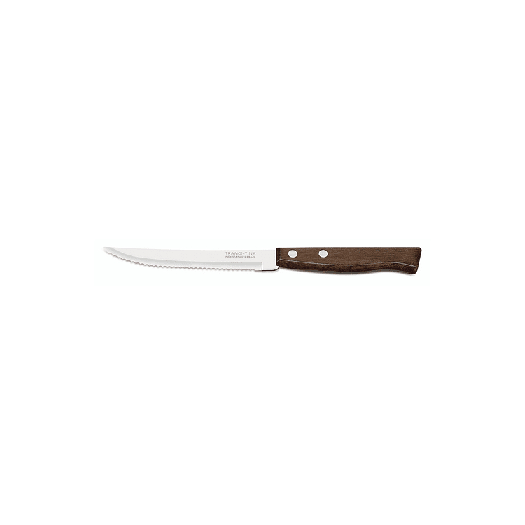 Cuchillo De Mesa Para Carne Filo Dentado Acero Inoxidable/madera